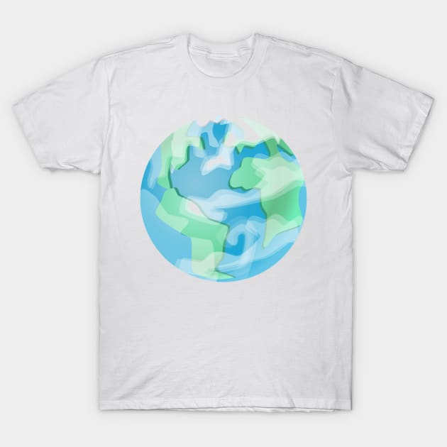 Nature Conservation Shirt Planet Greta Mother Earth Thunberg Cute Recycle Funny Mother Earth Water Plastic Eco Climate Change SOS Help Pollution Nature Ozone Environment Cute Funny Gift Idea T-Shirt by EpsilonEridani